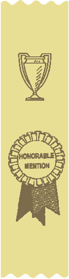 YELLOW HONORABLE MENTION RIBBON